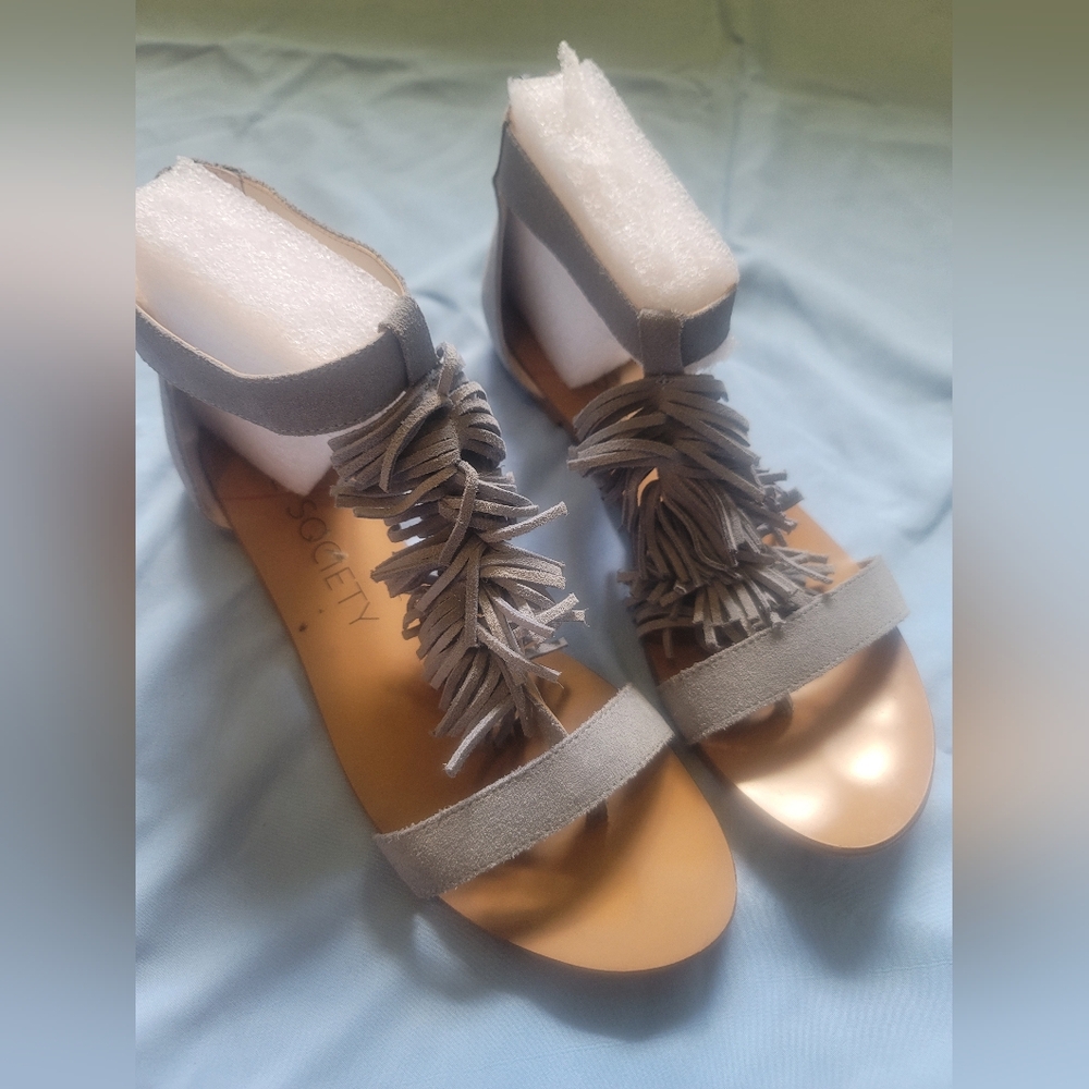 Sole Society Sandals size 9.5 in Powder Blue color